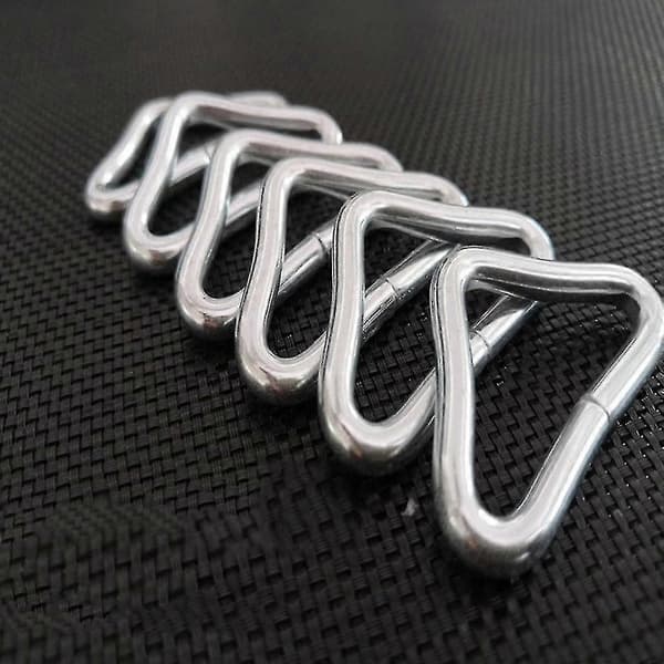10 st/förpackning Trampolinmatta Triangelringar Spänne Universal Passform Ring V-ringar