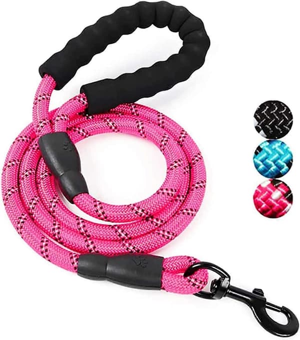 5FT Strong Dog Leash with Padded Handle and Reflectors
