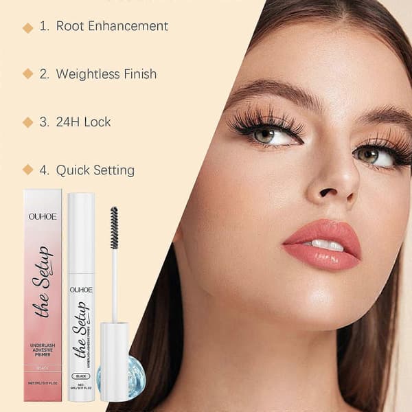 Lash Primer Smudge-proof Volumizing Base Clump-free Definition Long-lasting Curl Under-lash Glue Primer