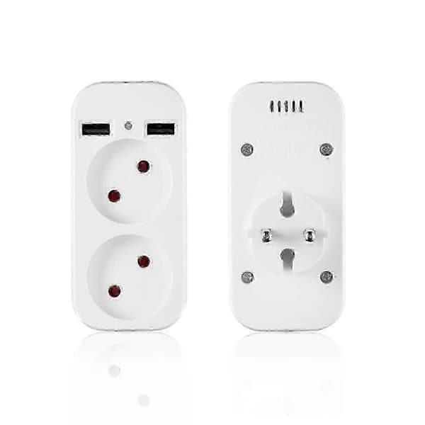 EU standard stikkontakt Mini Kamera stikkontakt, rejseadapter