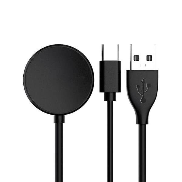 2-i-1 Trådløs Lader for Galaxy Watch Active 2 USB Hurtigladekabel 100cm Smartklokke Tilbehør