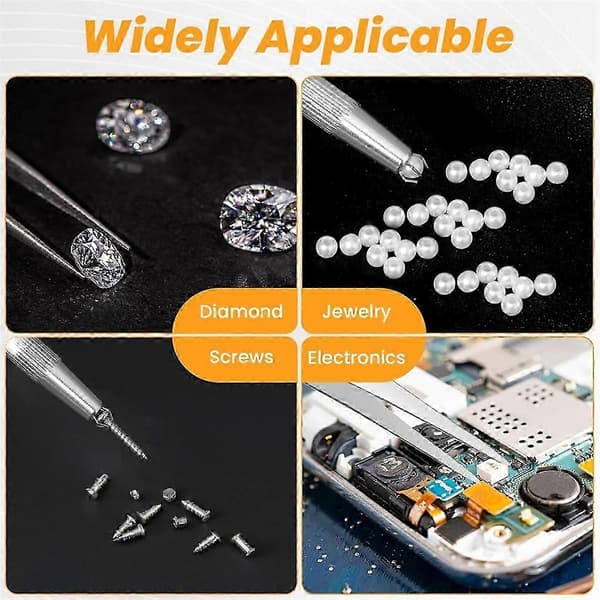 4 stk. piercingværktøj til udskiftning af smykker