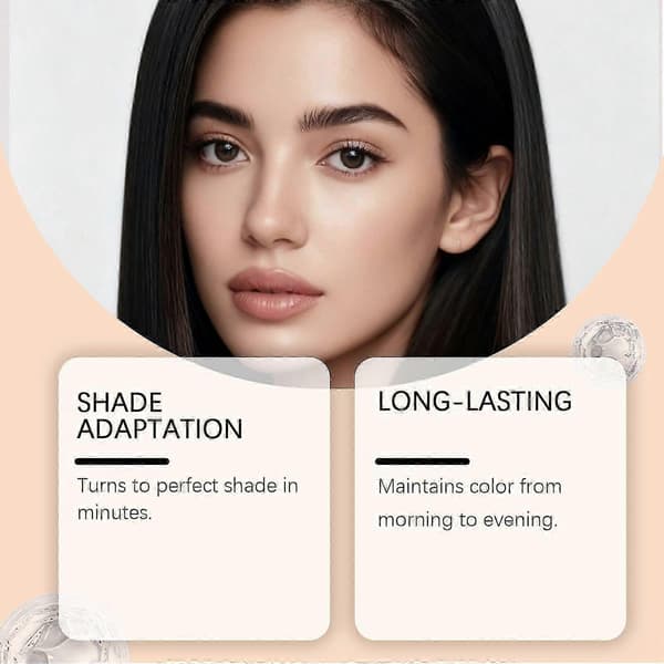 Flawless Colour Changing Foundation Concealer Cream - Smooth and Illuminated - Natural Finish - Intense Coverage - Long-lasting Smoothing Effect 1pcs