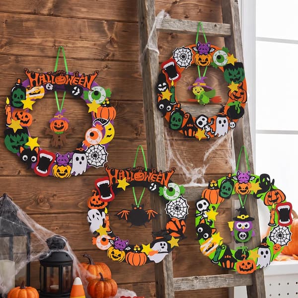 Halloween-pyssel, 4-pack Halloween-pysselset för dekoration b