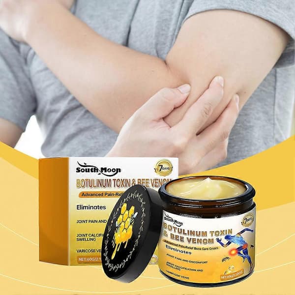 Best Bee Venom Cream for Arthritis Pain Improves Joint Mobility and Flexibility for Increased Range of Motion. Deep Relaxation (1 pc)