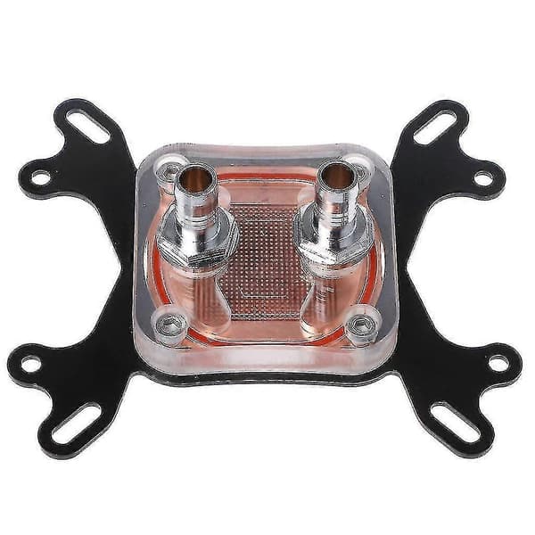Dator CPU vattenkylare 50 mm transparent lock kylblock för AMD Intel