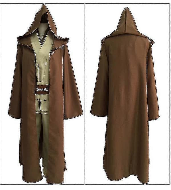 Star Wars Jedi-kostumer i plus size til kvinder og mænd - MXBC Black Set XXL