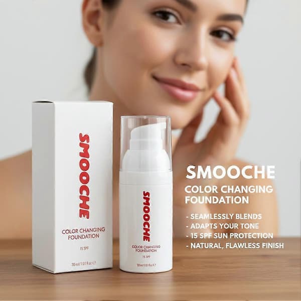 Smooche Farveskiftende Flydende Foundation - 30ml