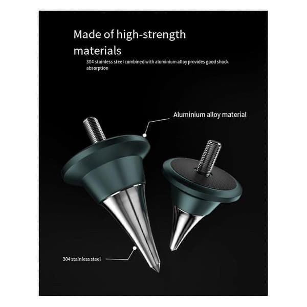 Speaker Stabilization Plates with Spikes for Enhanced Acoustics and Resonance Control Stand for Audio Precision M6 A