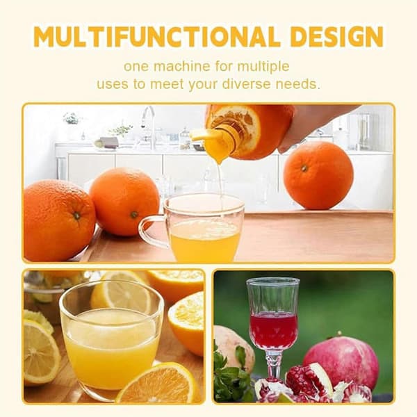 Citron Mini Squeezer, Citronpress med Skruvlock, Manuell Citronpress i Plast, Limepress, Pressa Lime för Cocktails, Drycker_Present