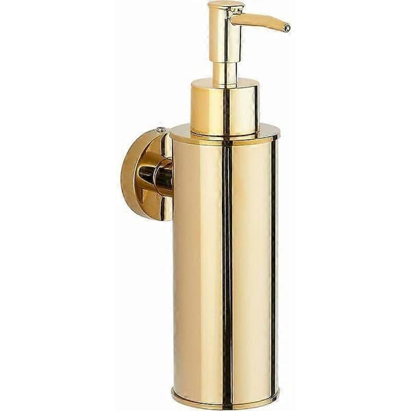 304 rustfrit stål vægmonteret sæbedispenser (rund)