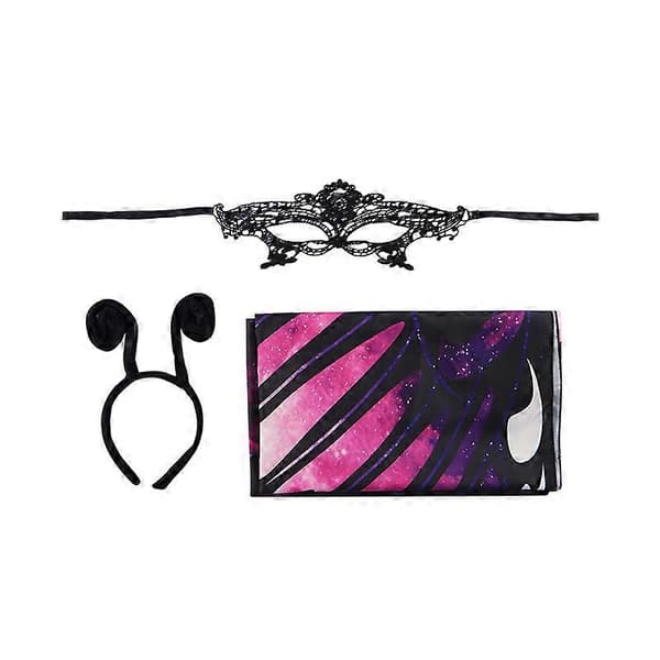 Halloween cosplay Ny sommerfuglekappe Gradient Farverig Danseudsmykning Vingedanseplatform Style 2