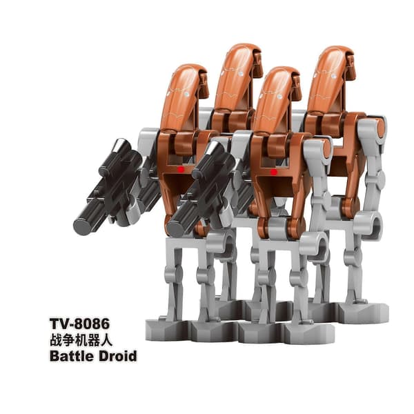Star Wars - General Grievous samlet byggeklodsdukke 10 STK