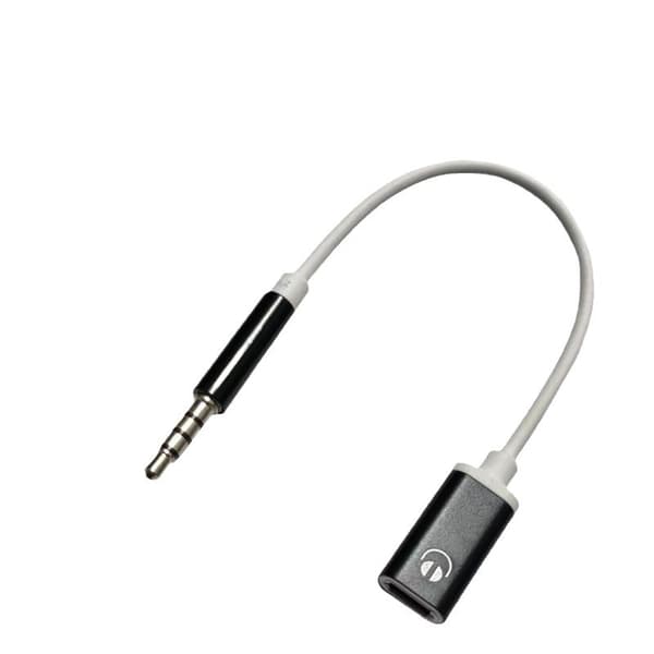 3,5 mm han til Type-c hun hovedtelefonkonverter flad adapter simuleret rund S5J7