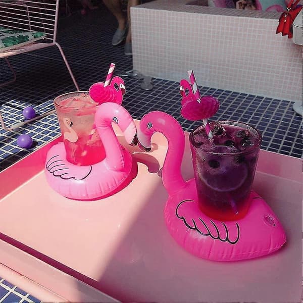 35-pack Inflatable Drink Holders - Floating Cup Holders for Pool Party - Fun Drink Floats