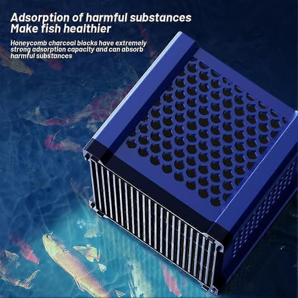 Activated Carbon Multi-Grid Water Purification Cube for Yellow Croaker Tanks