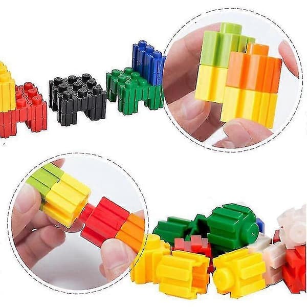 500/1000 st mikrobyggstenar 8*8 mm DIY små byggstenar
