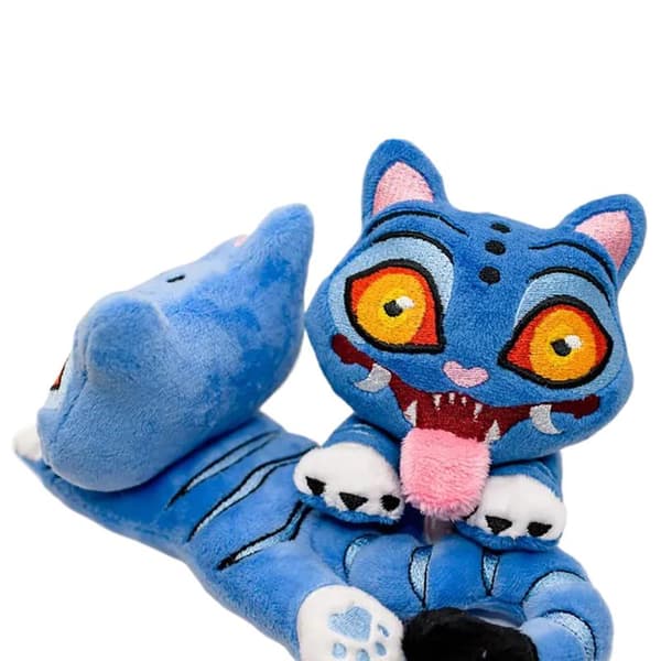 1 pc Cartoon Anime Devil Hunter Tiger Plush Toy Doll Kawaii Room