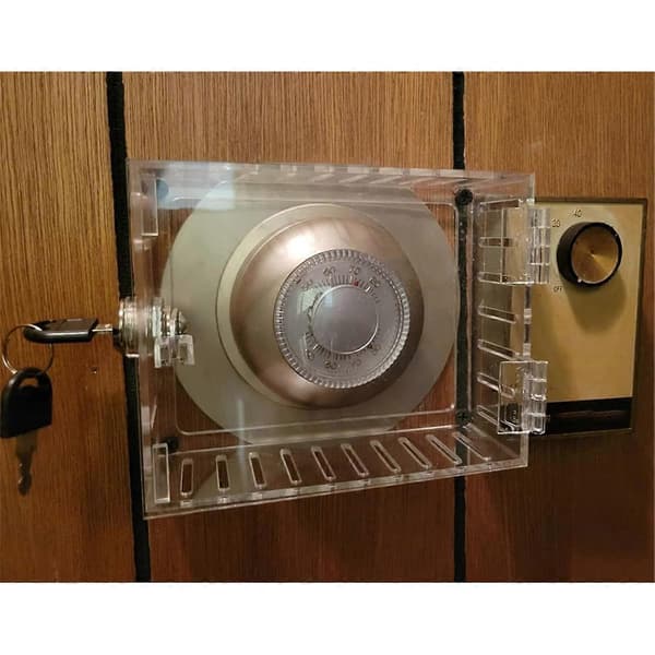 Termostat Skydd Luftkonditionering Termostat Låsbox Termostat Skydd Låsbar Luftkonditionering Kontrollpanel Skydd