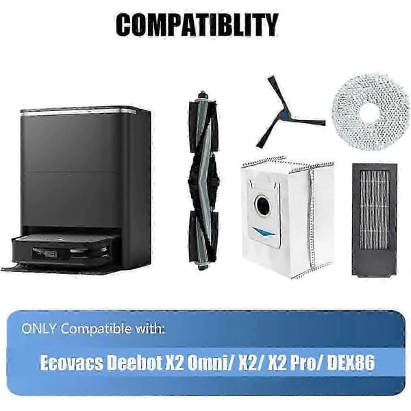 Passer til X2 Omni X2 X2 Pro DEX86 støvsuger - JC