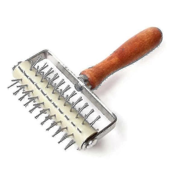 Deigrulle med pigger, brød, pai, pizza, pasta, hullmaker, DIY-verktøy