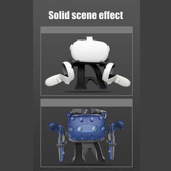 For 3 Display Stand Vr Headset Holder Station For Meta 2 / Pico 4 Vr Accessories-white