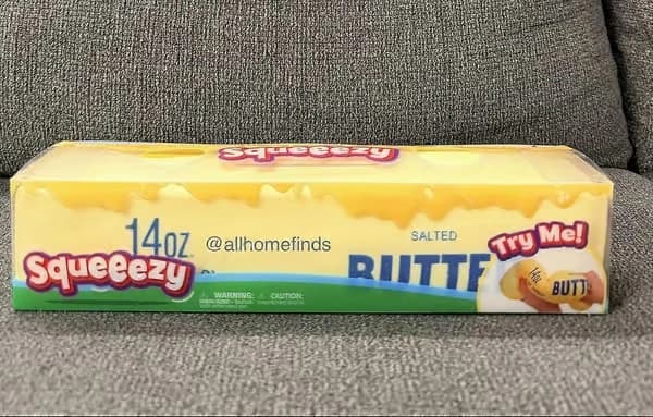 Sunny Days Squeezy Butter - Sensorisk stresslindrande klämleksakspresent 14oz