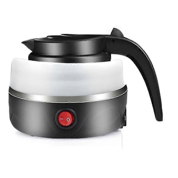 Foldable Kettle, 600ml Camping Kettle Mini Travel Kettle Foldable Silicone Kettle With Foldable Cups, For Travel EU Plug Well [DB]