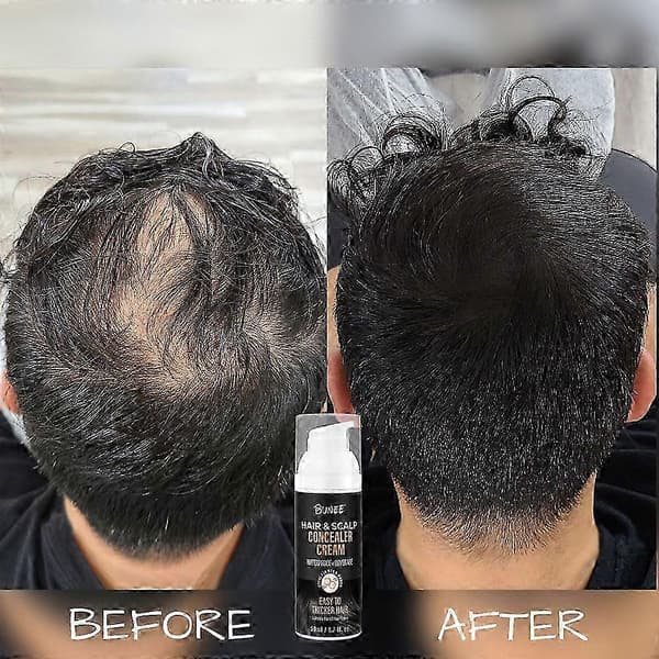 Full Coverage Cream 50 ml, Root Equalizer for Thin and Fine Hair, Improves Hairline (Light Brown)