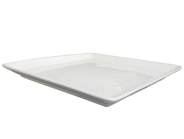 Fyrkantig Porslinstallrik - Elegant - 6-pack Vit Vit 5784