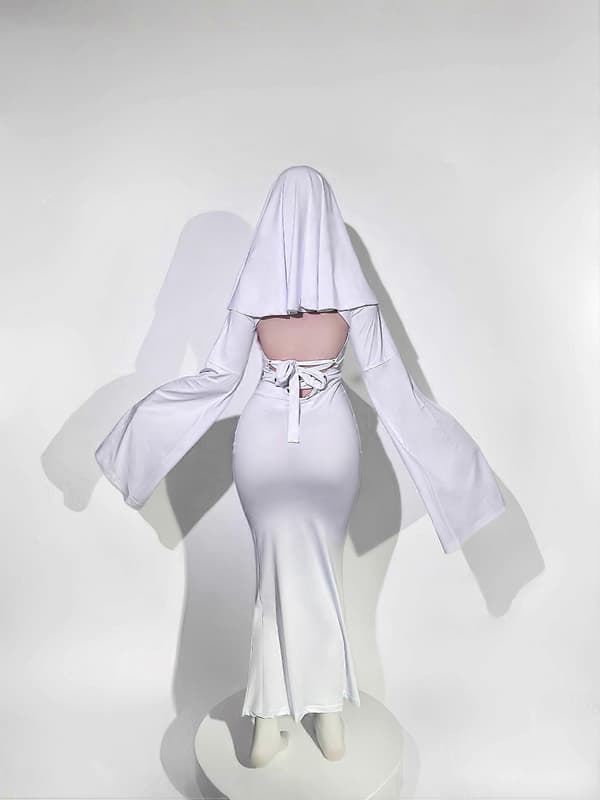 Halloween & Scenespil Hvid Spøgelse Cosplay Kjole til Kvinder White L