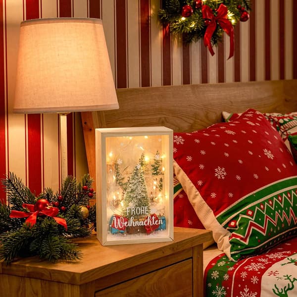 Pengagåva jul, god jul trälåda, pengar förpackning en