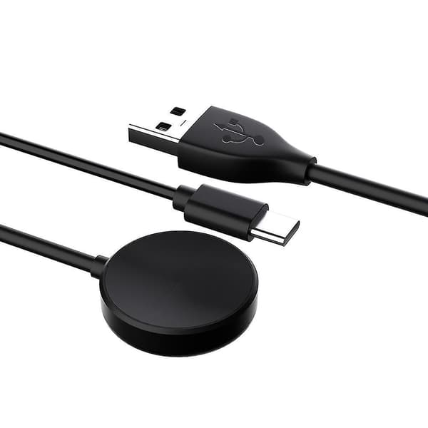 2-i-1 Trådløs Lader for Galaxy Watch Active 2 USB Hurtigladekabel 100cm Smartklokke Tilbehør
