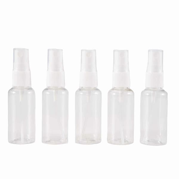 5 kpl 30 ml sumutinpullo tyhjä sumutinpullo pieni matkapumppupullosäiliö Transparent  white