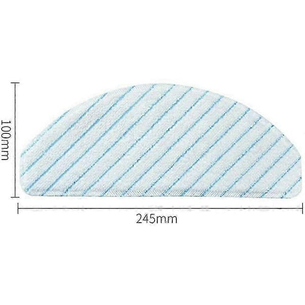 100 stk. engangs moppepuder i mikrofiber til Deebot OZMO T8 T9 N8 Pro+ støvsuger reservedele