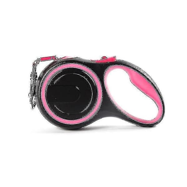Hundesnor, der trækker sig automatisk tilbage (størrelse, farve: pink-3m)