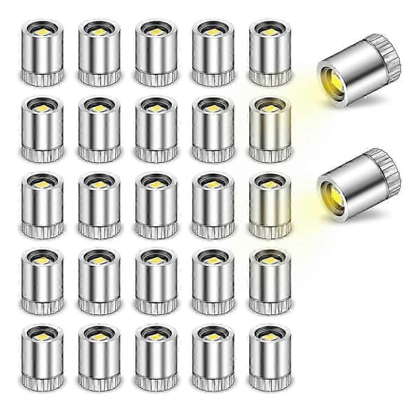 50 stk. mini LED-lys til dukkehus, batteridrevne dekorative lys