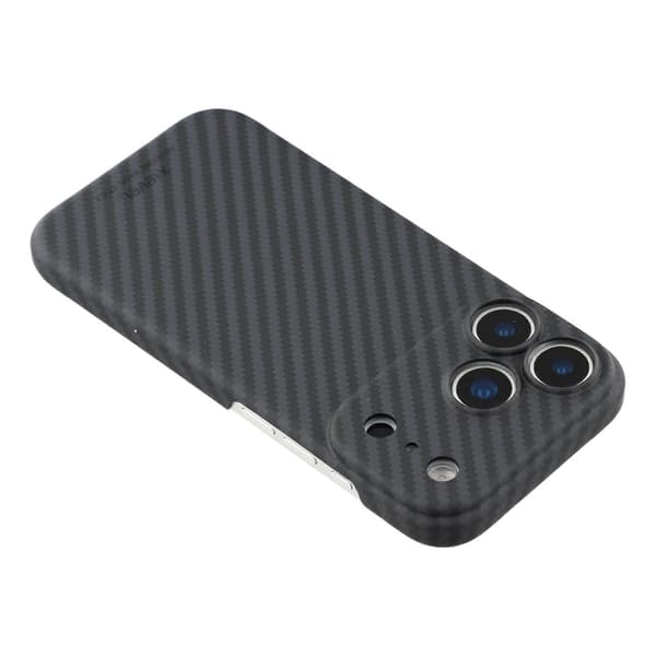 For iPhone 17 Pro Magnetisk Deksel Karbonfibertekstur Ultratynt PC Hardt Telefondeksel