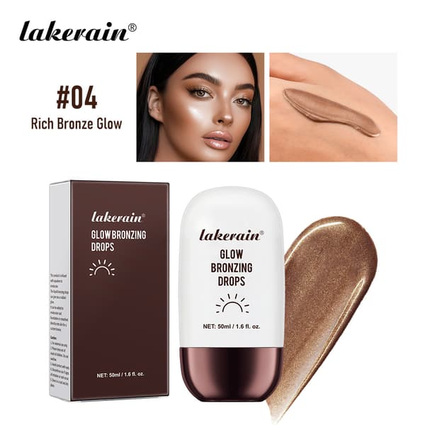 Bronzing serum, can be layered directly for a natural glow, suitable for both face and body. 4