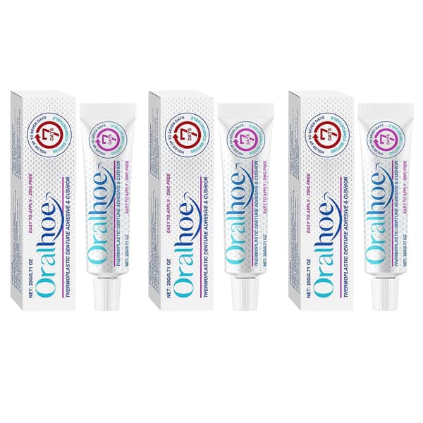 Termoplastisk proteslim Langvarig protesfôrlim for remontering og stramming av proteser (3 stk)