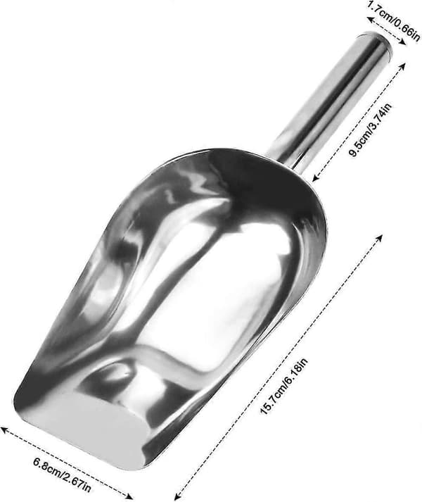 Isske Rustfrit Stål Madske Slikske Trapezformet Universal Skee