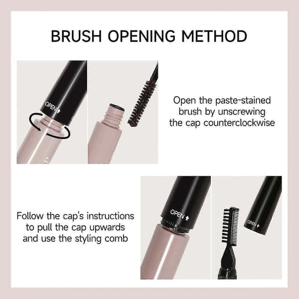 Root Touch Up Mörkbrun, Vattentät Grå Hår Täckning Skäggfärg Hårmascara Root Cover Up Svettresistent Långvarig
