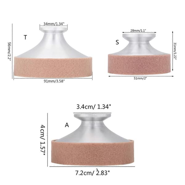 Saksofondemper i aluminiumslegering Lyddempere Lett saksofonmute for Tenor/Alt/Sopran Saksofon Musikkinstrumentdel Alto