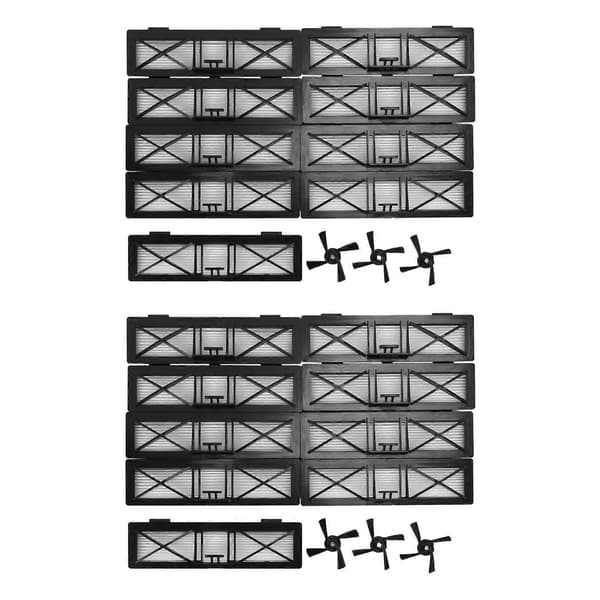 18X Hepa Filter 6X Side Brush til Botvac D3 D4 D5 D6 D7 D70 D75 D80 D85 Connected Botvac 75E 80 85