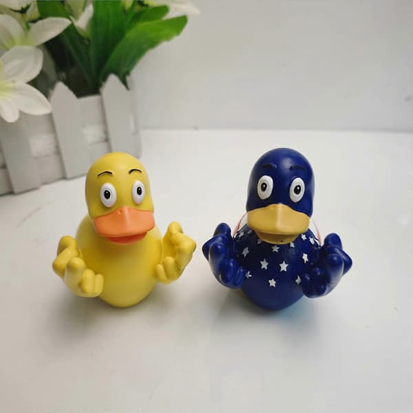 Morsom Langfinger Andefigur, Mini Andedekor for Hjem og Kontor