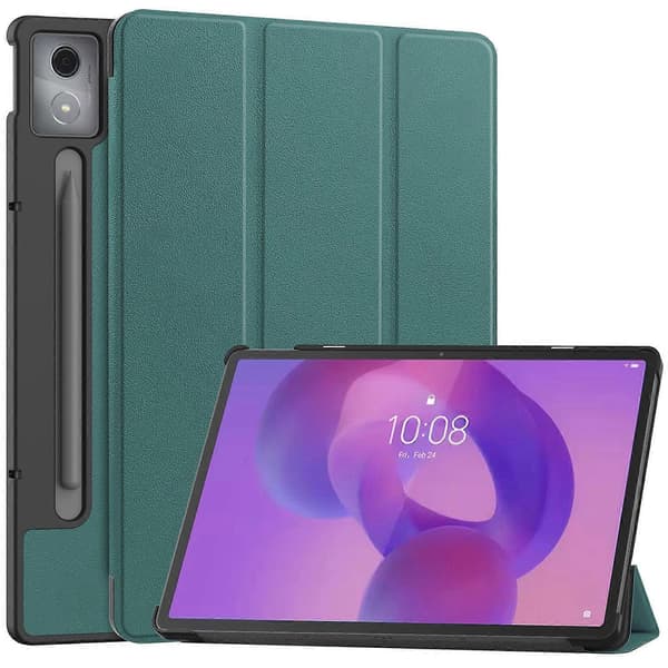 Etui til Lenovo Idea Tab Pro Anti-Drop Læderstativ Tablet Cover - Grå Multifarve