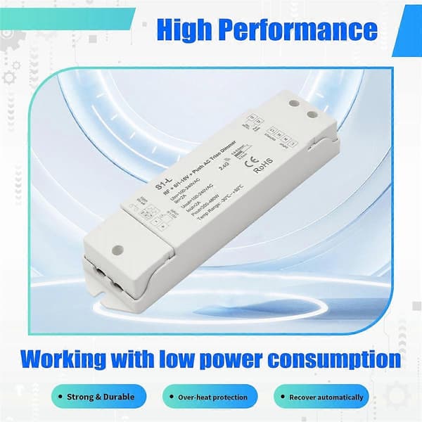 AC110V-220V +0/1-10V + Push AC Triac Dimmer