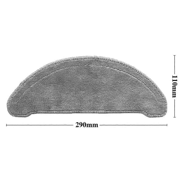 Mikrofiber Moppe Tilbehør Udskiftning til Eve Plus Støvsuger Rengøringsmoppe Tilbehør