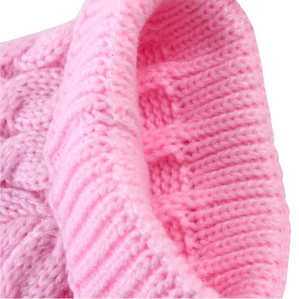 Vintervarm genser for små hunder (Rosa) (M)