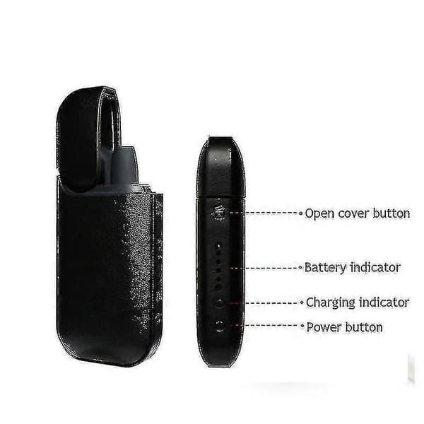 Elektronisk cigarett skyddsfodral läderfodral passar för Iqos 2.4 Plus